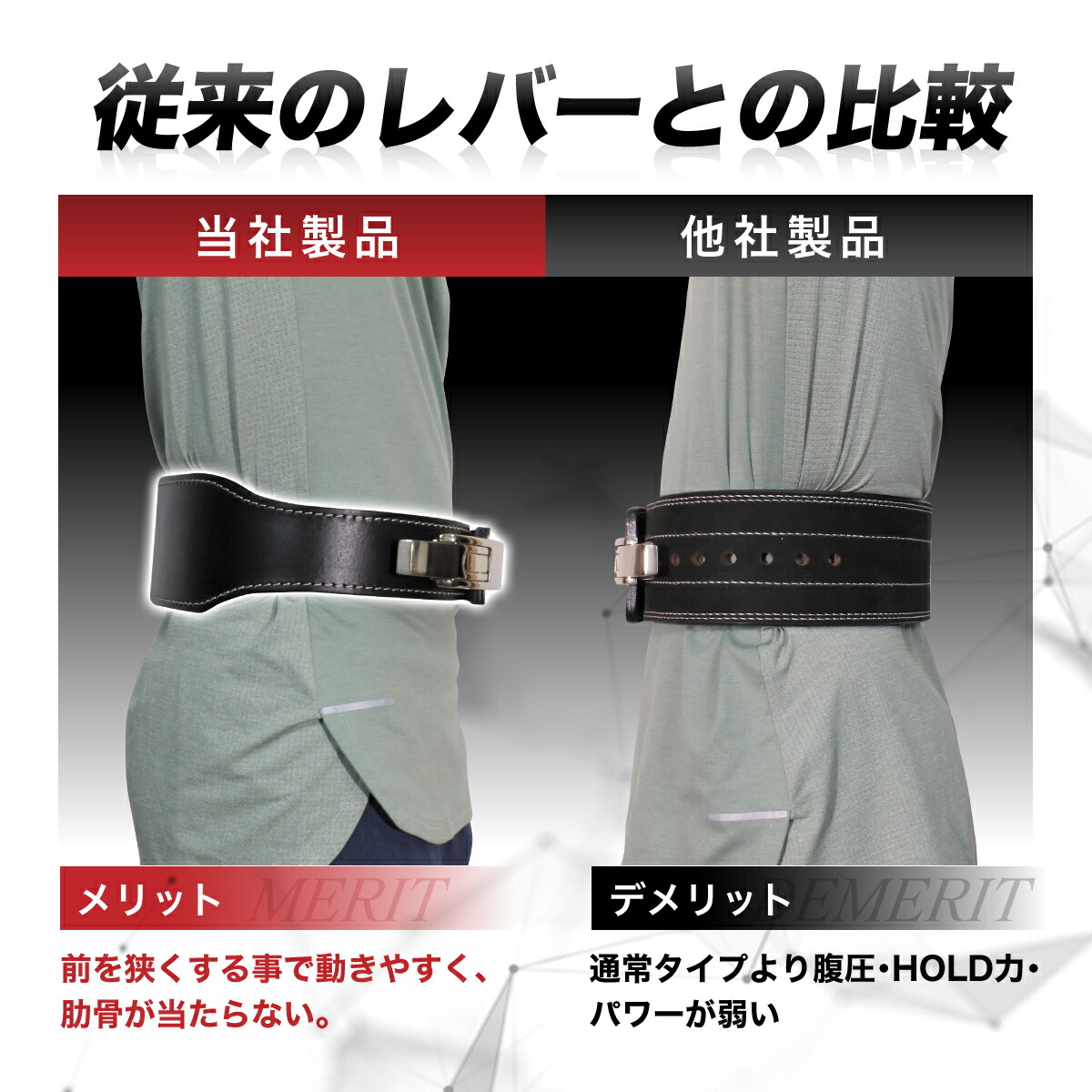 楽天市場】レバーアクションベルト パワーベルト トレーニングベルト