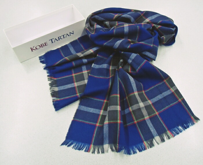 楽天市場】神戸タータン/KOBE TARTAN シルケットウールストール : 海外