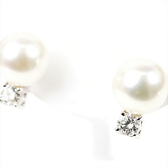 楽天市場】ミキモト K18 ダイヤ パール ピアス【美品】 : サクラ