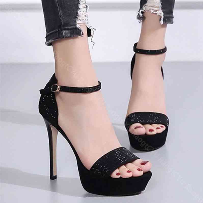 楽天市場】500円OFFクーポン パンプス オープントゥ サンダル ヒール