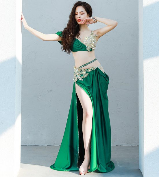 楽天市場】格安オリエンタル衣装 lw1617 ピンク グリーン ブラ