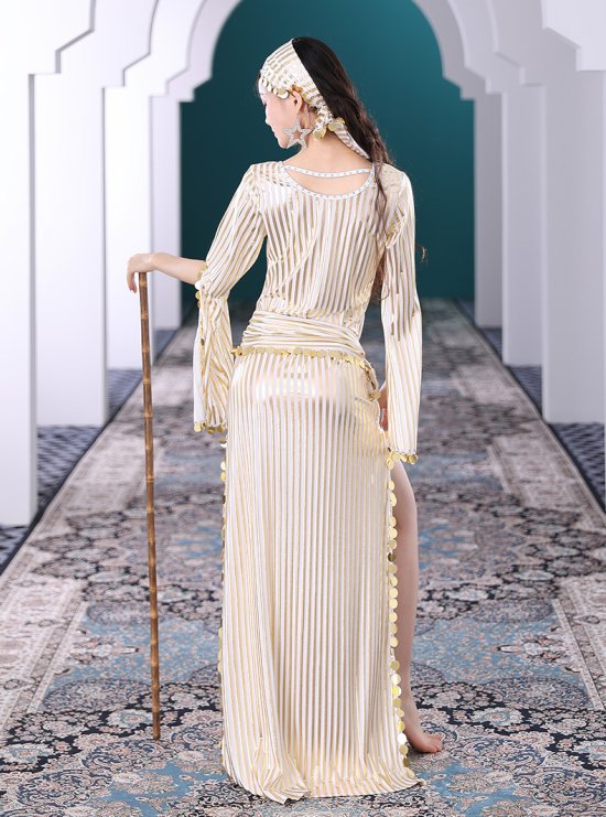 楽天市場】ベリーダンス衣装 サイーディドレスストライププリント