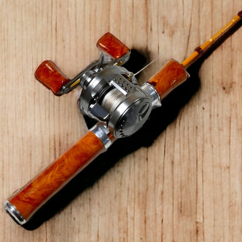 楽天市場】シマノ専用 Aタイプ リールハンドル ノブ 花梨 リールノブ