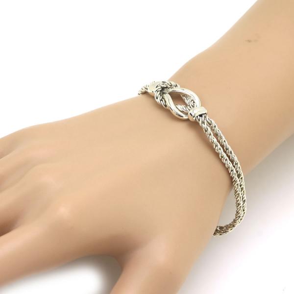 楽天市場】ティファニー ダブルロープセンターノットブレスレット