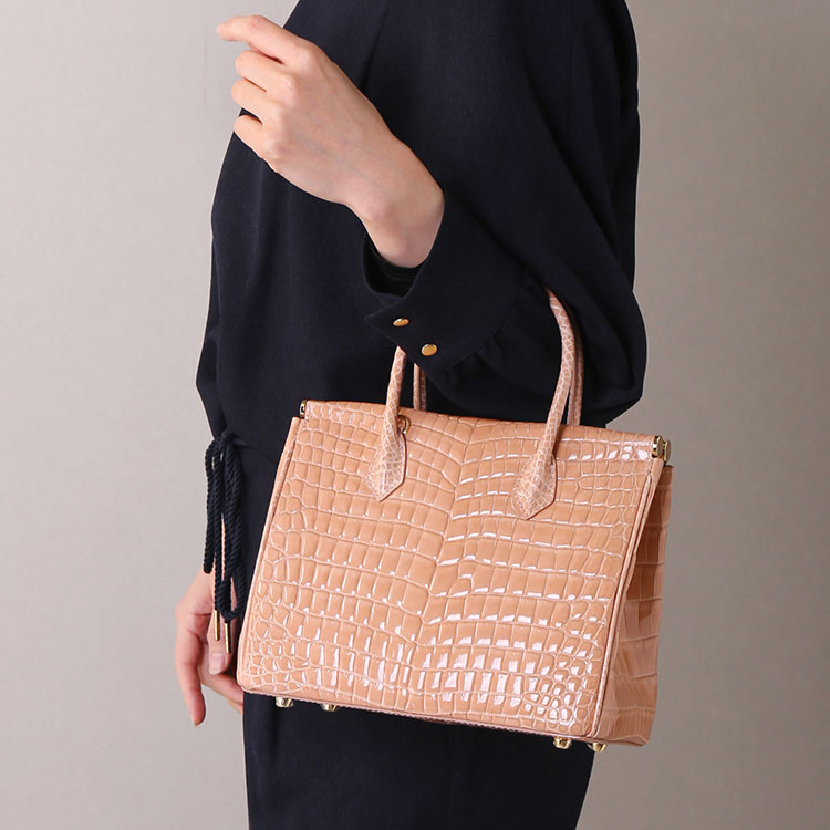 楽天市場】【期間限定価格】クロコダイル ハンドバッグ 2WAY