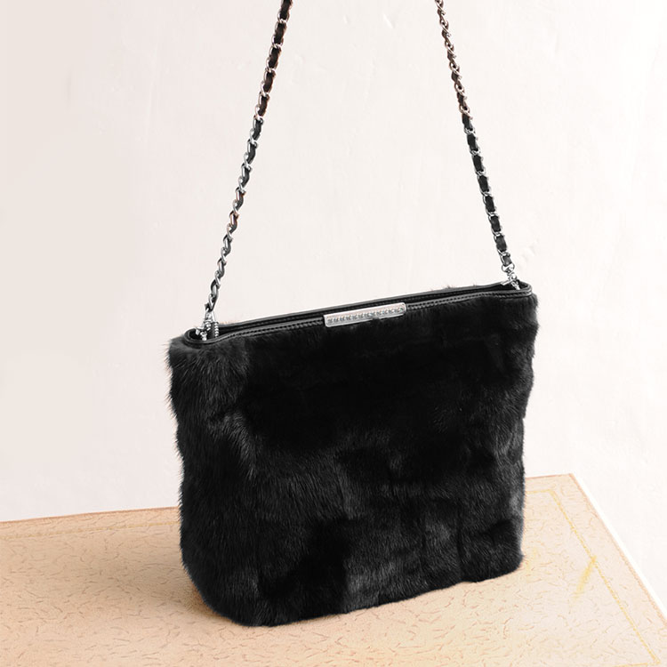 楽天市場】【4h限定20%off】ミンク 2WAY ファーバッグ ショルダー