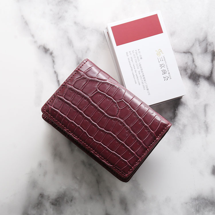 楽天市場】【5%offクーポン】クロコダイル 名刺入れ 無双 レディース