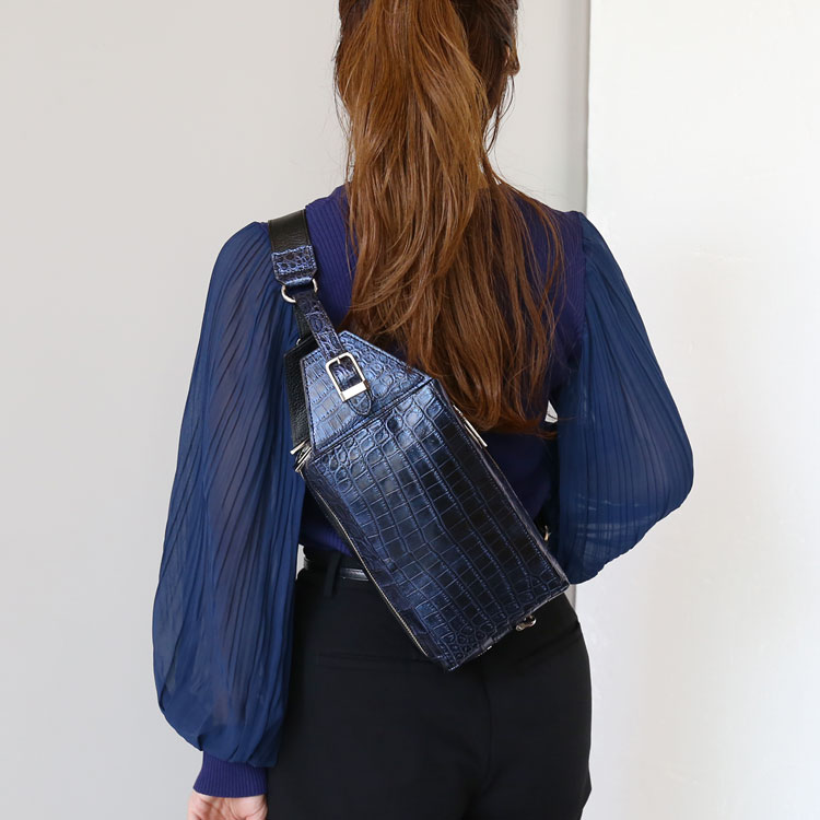 楽天市場】【4h限定20%off】クロコダイル ボディバッグ レディース