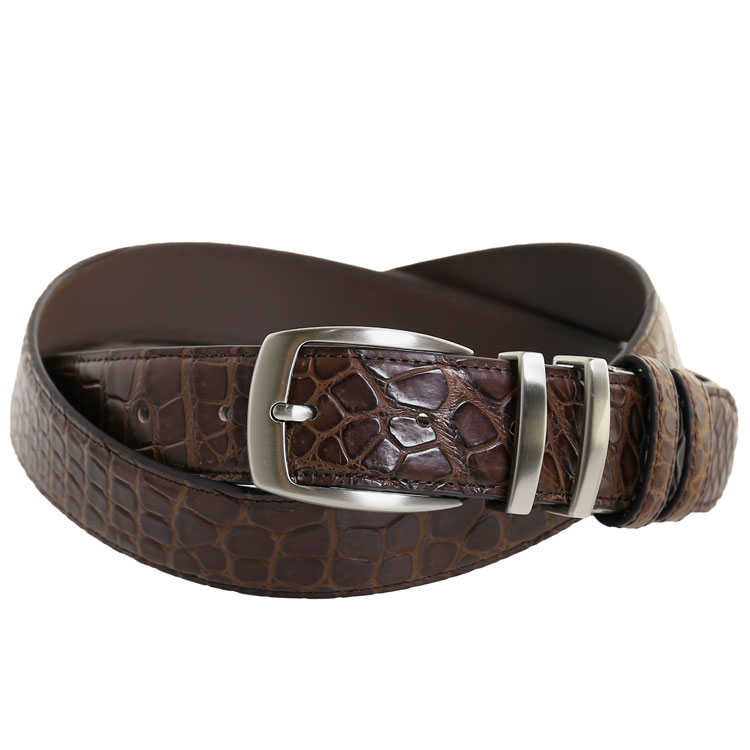 楽天市場】【5%offクーポン】メンズ ベルト クロコダイル レザー