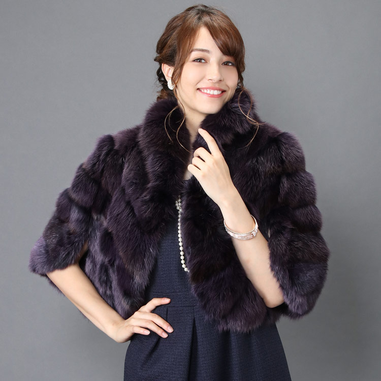 楽天市場】【期間限定価格】カナディアン セーブル ケープ ジャケット