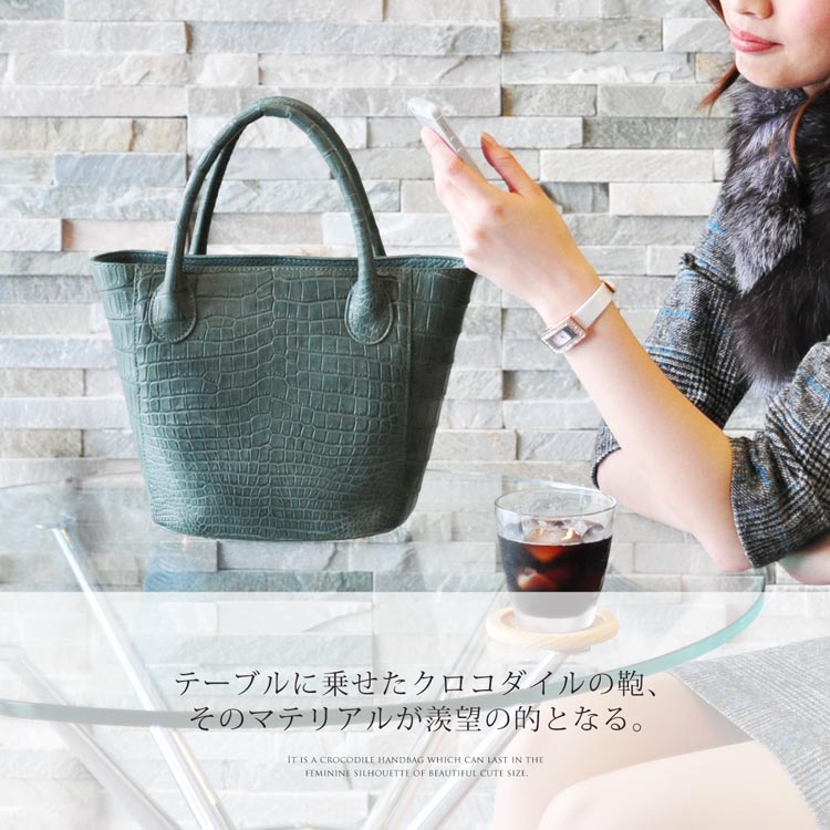 楽天市場】【期間限定価格】ナイル クロコダイル 2WAY バッグ マット