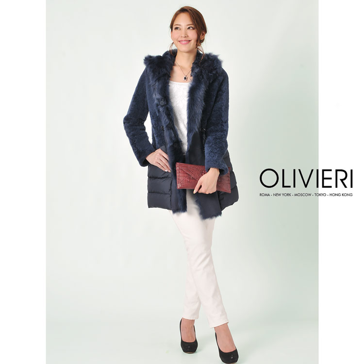 楽天市場】【期間限定価格】ムートン ＆ ダウン コート フード付き