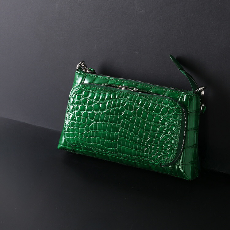 楽天市場】【10%offクーポン】クロコダイル ショルダーバッグ 3way