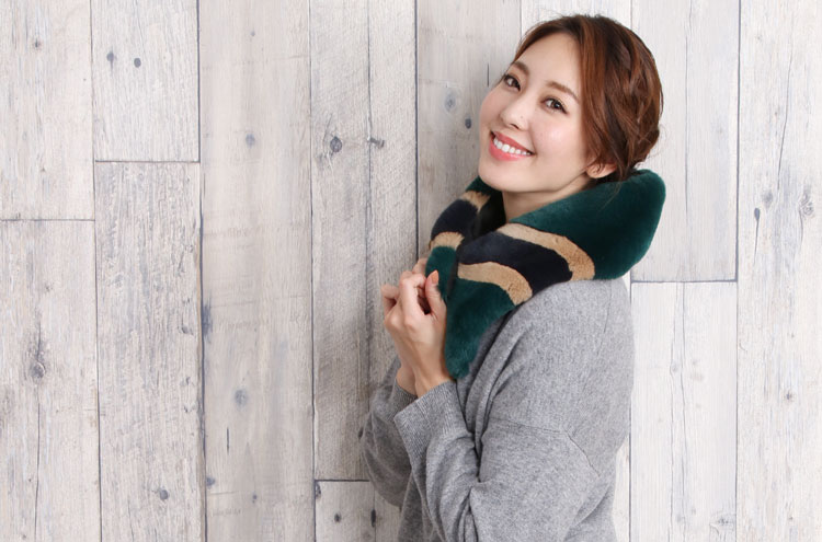 楽天市場】【40%offクーポン】レッキス ファーマフラー クリップ式