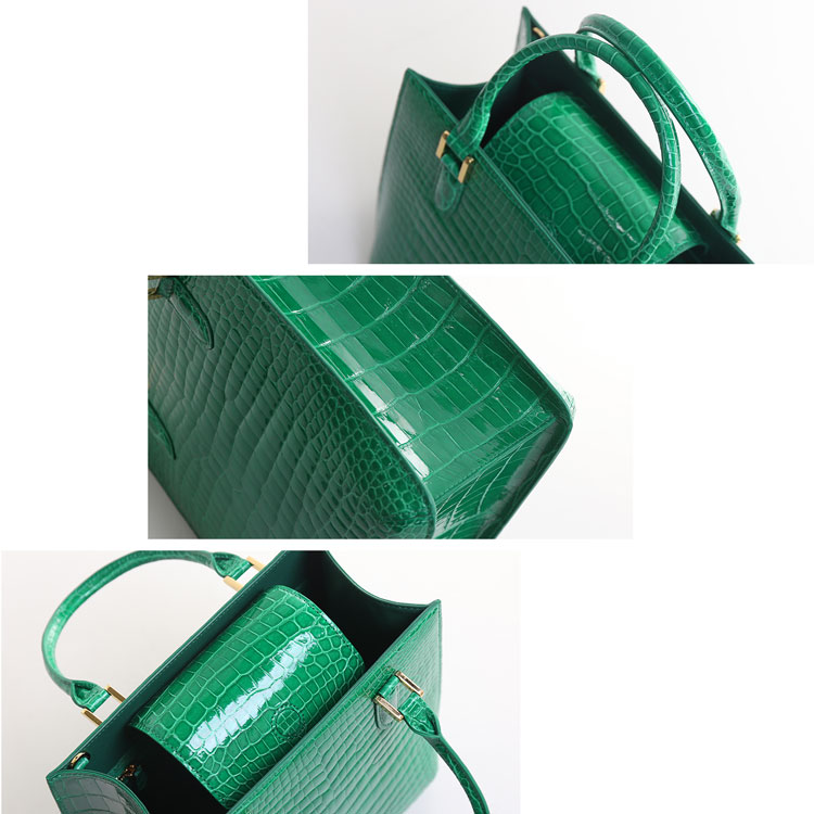 楽天市場】【期間限定価格】スモール クロコダイル ハンドバッグ 2WAY