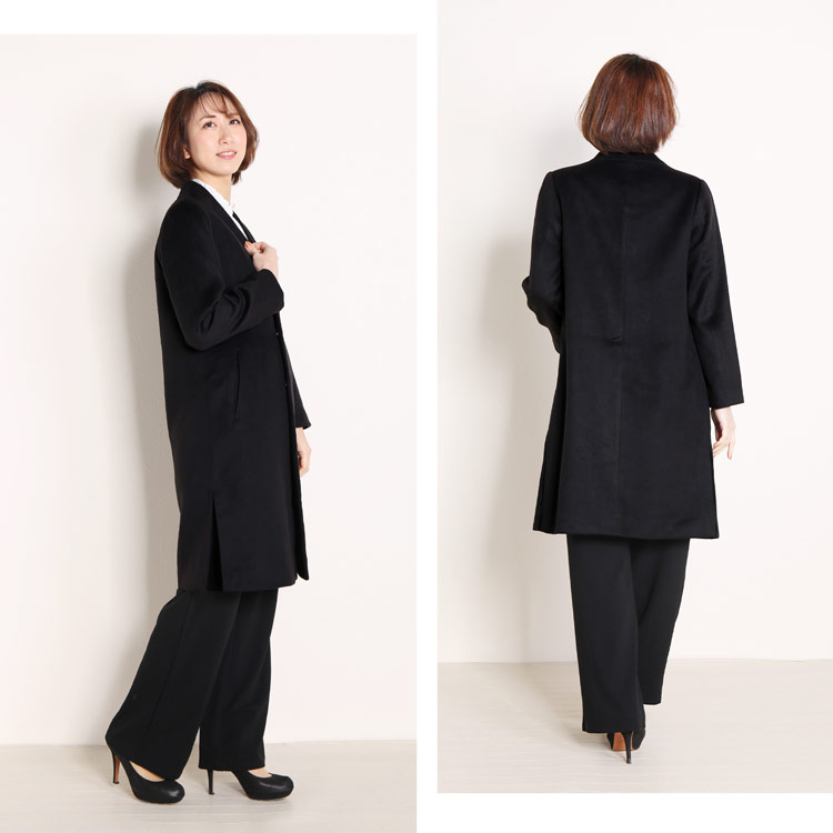 楽天市場】【期間限定価格】ノーカラーコート レディース 卒業式 卒園