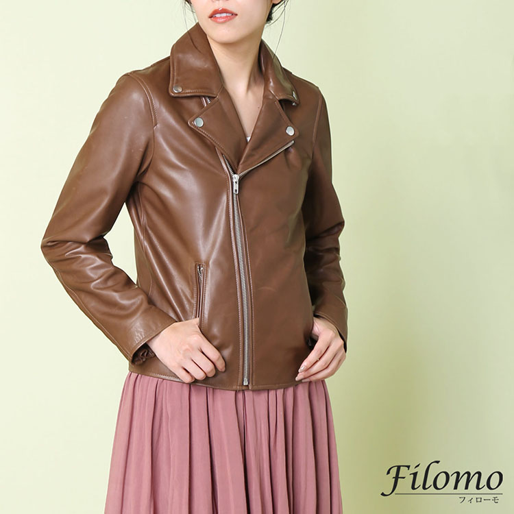 楽天市場】【5%offクーポン】ライダースジャケット レザー レディース