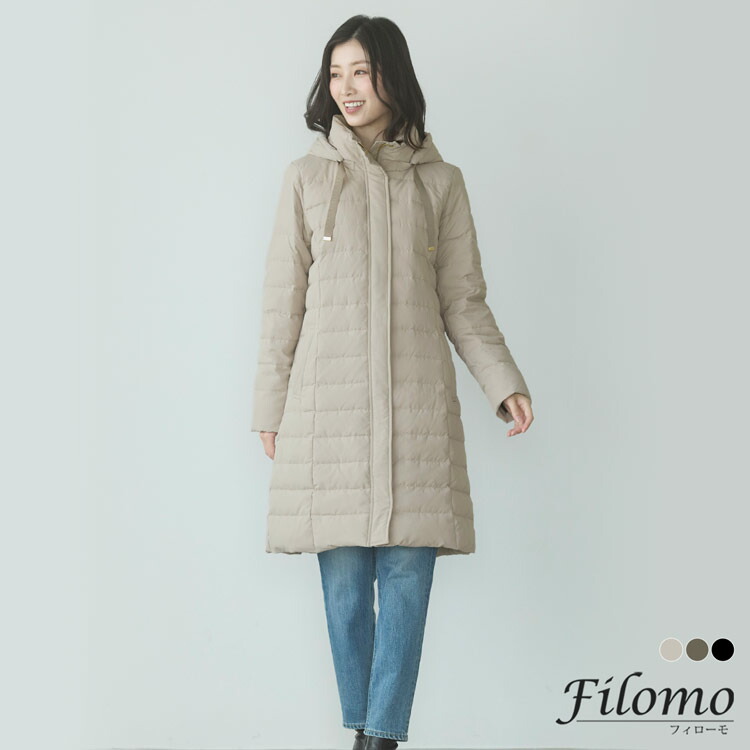 楽天市場】【5%offクーポン】ダウンコート レディース フード付き