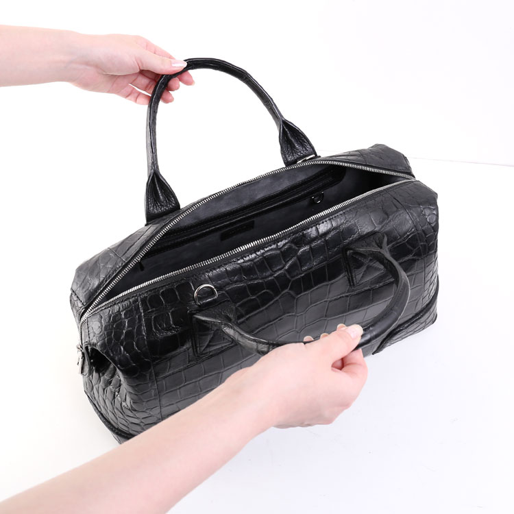 楽天市場】【期間限定価格】クロコダイル メンズ ボストンバッグ 両面