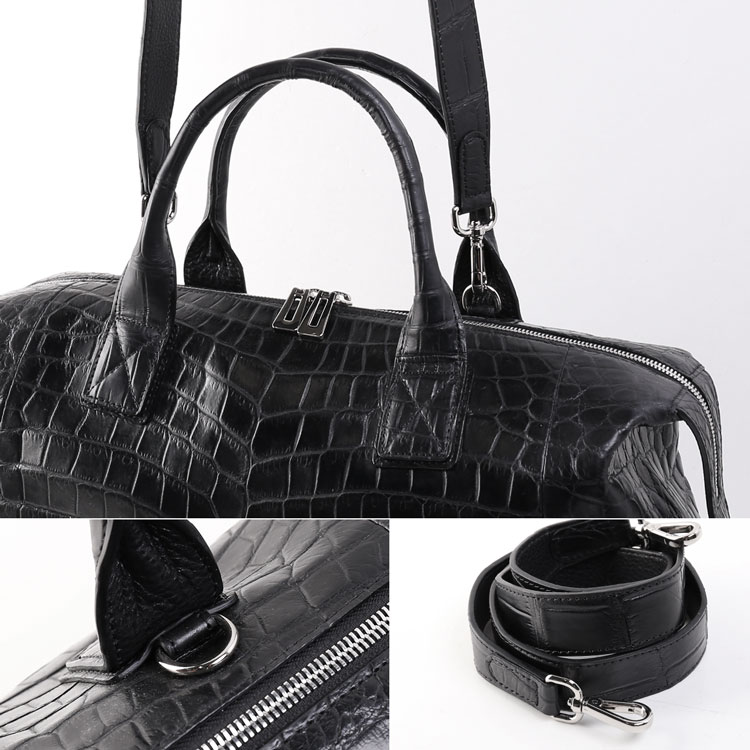 楽天市場】【期間限定価格】クロコダイル メンズ ボストンバッグ 両面