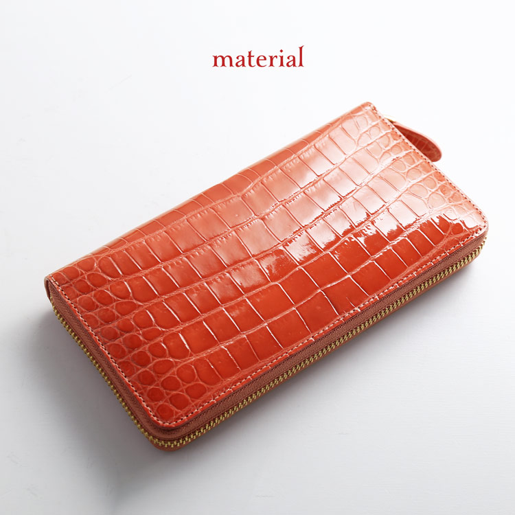 楽天市場】シャイニング クロコダイル 本物 クロコ 財布 レディース