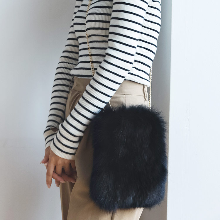 楽天市場】【期間限定価格】ファーバッグ ショルダー チェーン