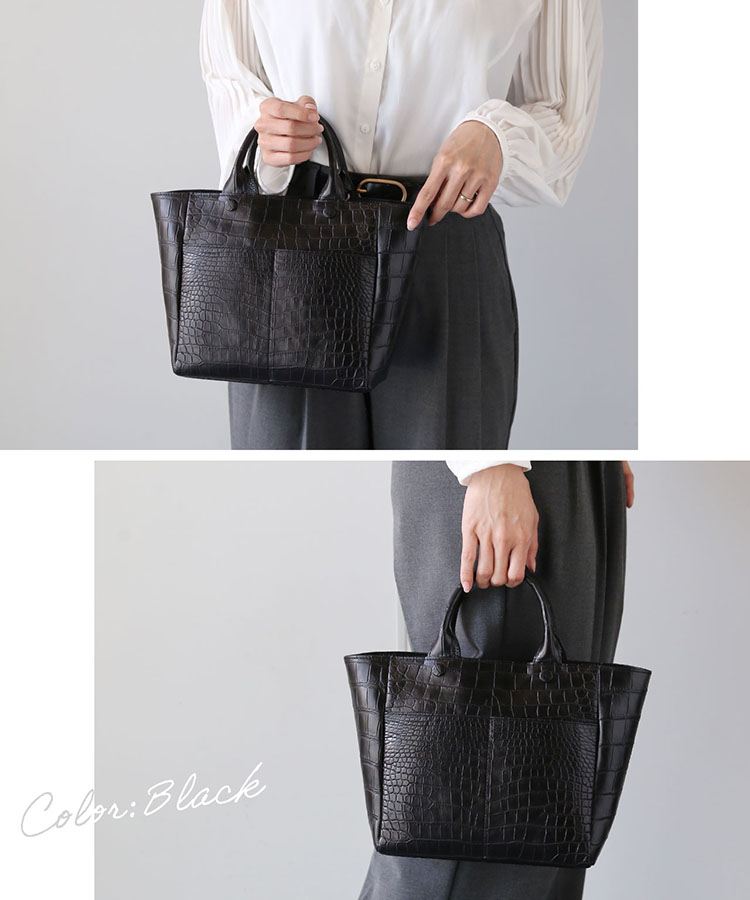 楽天市場】【5%offクーポン】クロコダイル トートバッグ レディース