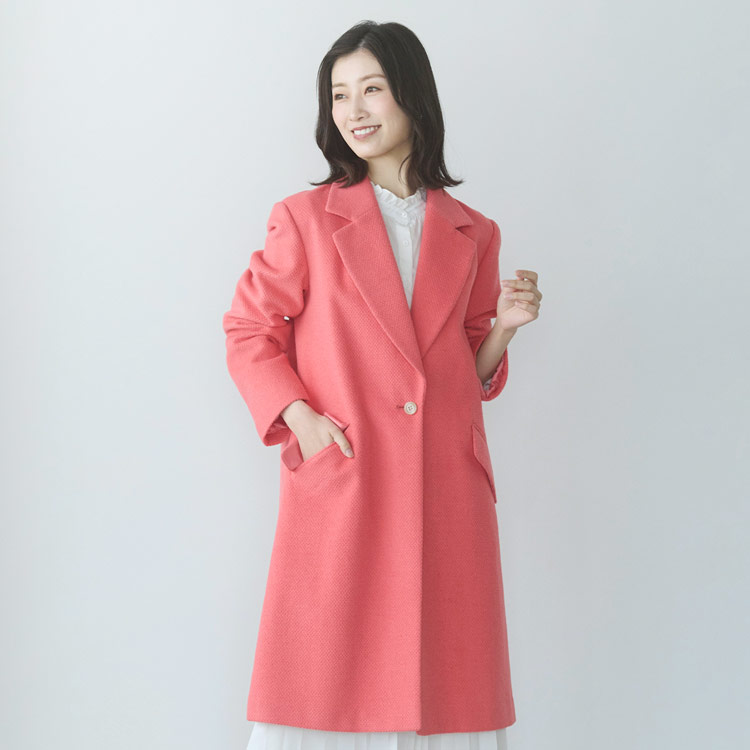 楽天市場】【期間限定価格】チェスターコート ウール混 レディース