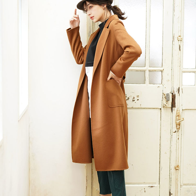 楽天市場】Filomo カシミヤ 100% コート レディース ガウン ロング