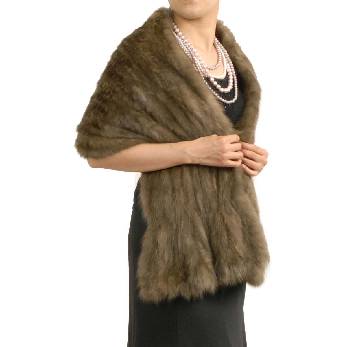 楽天市場】【期間限定価格】ロシアン セーブル 編み込み ファー