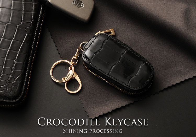 楽天市場】シャイニング クロコダイル スマートキーケース メンズ
