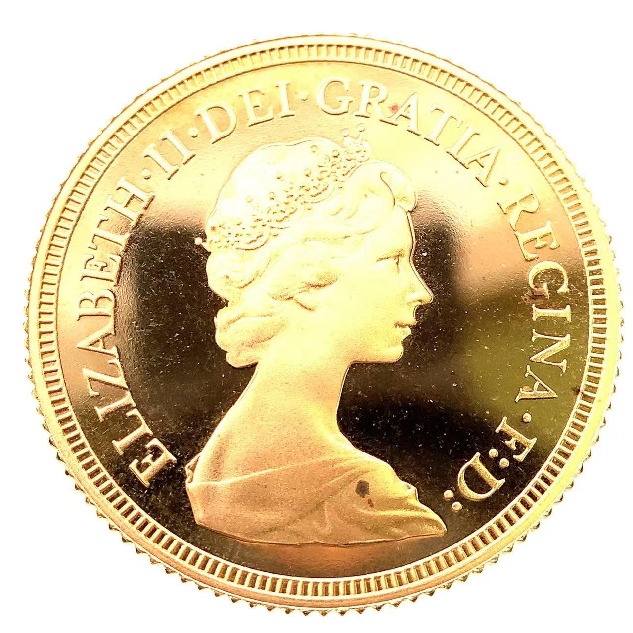 楽天市場】ソブリン金貨 聖ジョージ竜退治 エリザベス2世 金貨