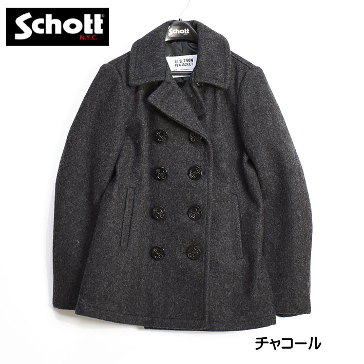 楽天市場】Schott ショット レディース ピーコート 742SB BOYS PEACOAT