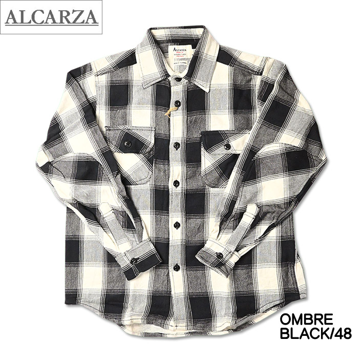 楽天市場】ALCARZA アルカルザ メンズ ネルシャツ ヘビーフランネル