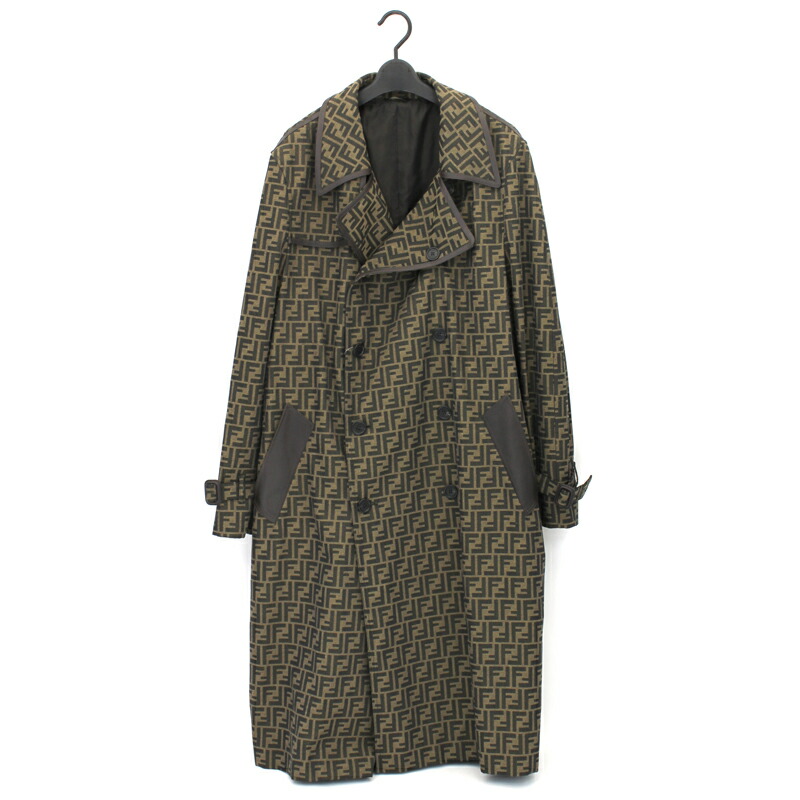 楽天市場】フェンディ FENDI トレンチコート ロングコート CAPPOTTO