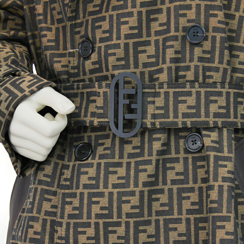 楽天市場】フェンディ FENDI トレンチコート ロングコート CAPPOTTO