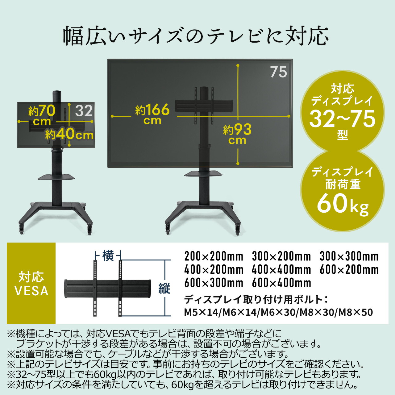 楽天市場】【クーポンで10％OFF！3/5(木) 23:59まで】 テレビスタンド