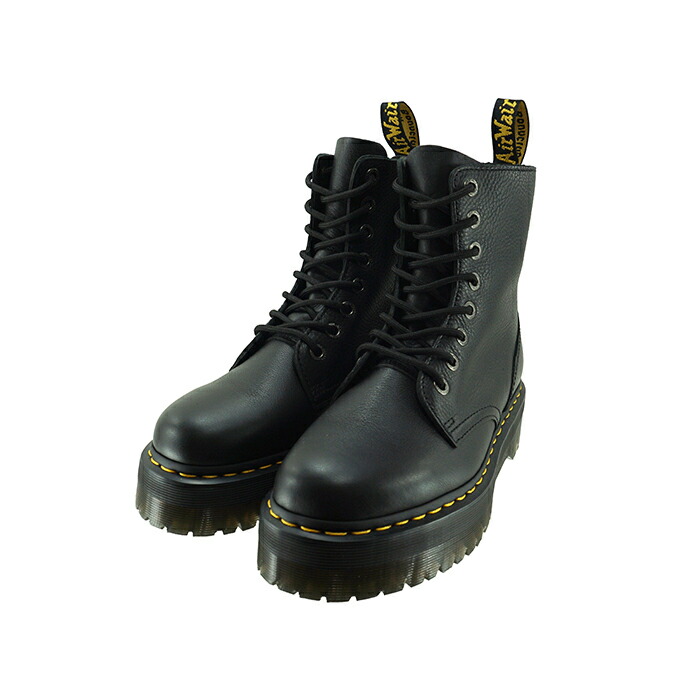 ドクターマーチン JADON III PISA LEATHER PLATFORM BOOTS BLACK PISA