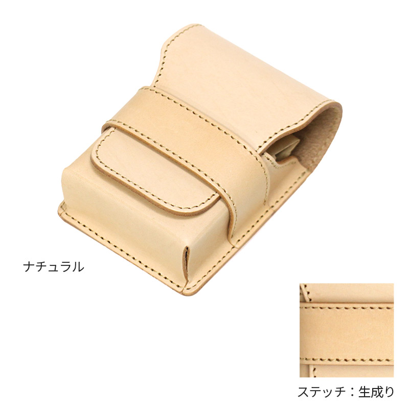 楽天市場】【送料無料 名入れ無料】 札幌革職人館 タバコケース ヌメ革
