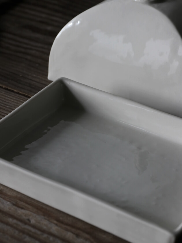 楽天市場】蓋付き バターケース ALIX D. REYNIS SIMPLE // 磁器 磁器