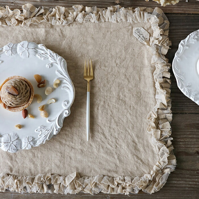 楽天市場】プレースマット アンバー 40x50cm Chez moi Chic