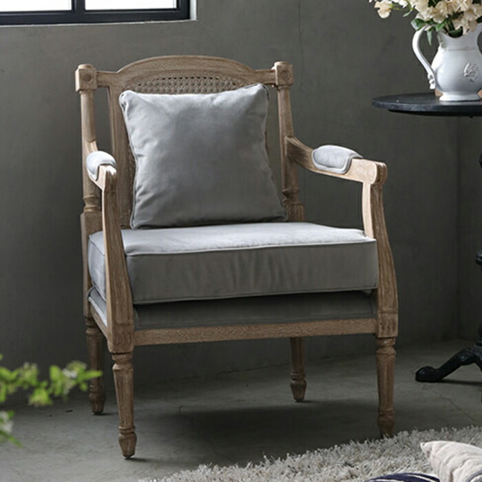 【送料込み】サラグレース風 一人掛けソファ ラウンジチェア アンティーク調 MOSH SECCO CHAIR 一人掛けソファ ラウンジチェア フレンチスタイル