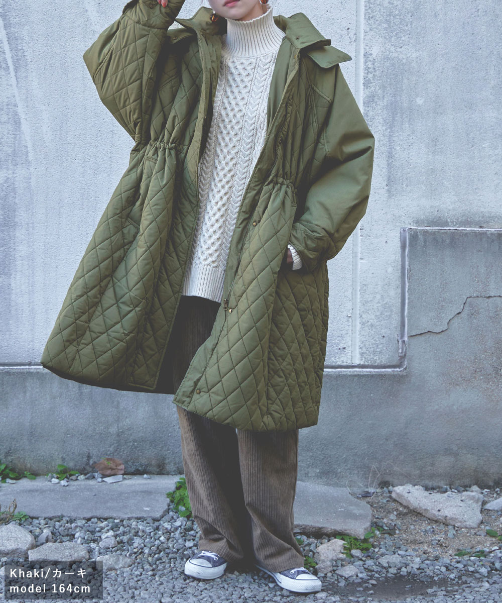 楽天市場】キルティング切替オフラインコート アウター コート