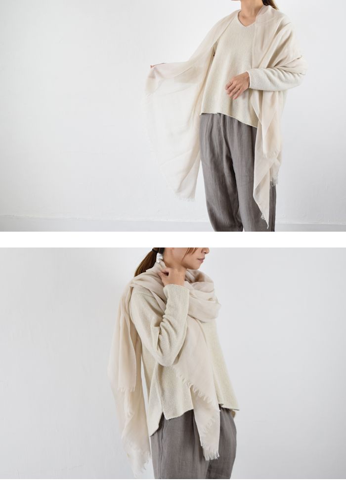 楽天市場】evam eva(エヴァムエヴァ)wool stole 4colormade in