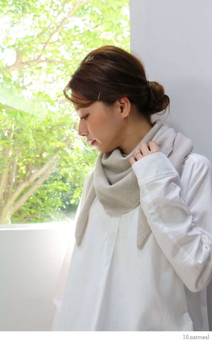 楽天市場】evam eva(エヴァムエヴァ)evam eva×scampcashmere triangle