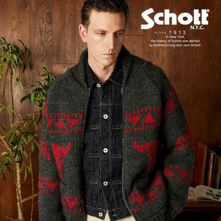 楽天市場】SCHOTT（ブランドショット）（ニット・セーター｜トップス