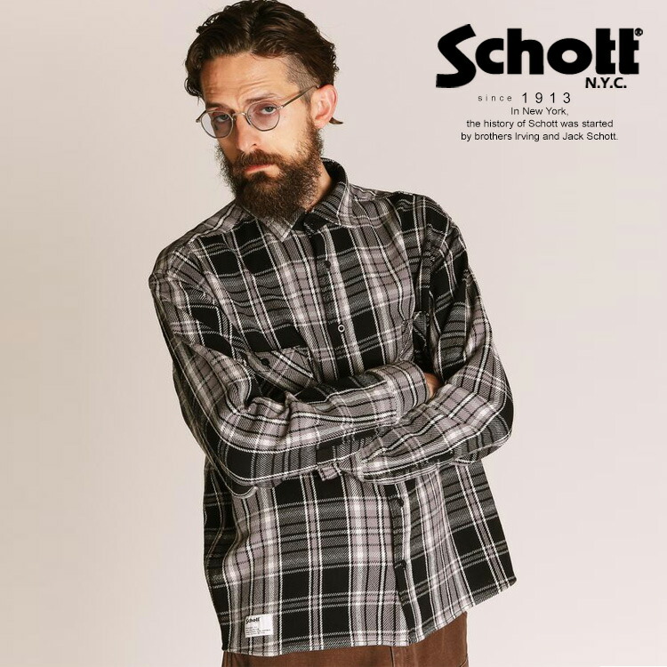 楽天市場】SCHOTT ネルシャツの通販
