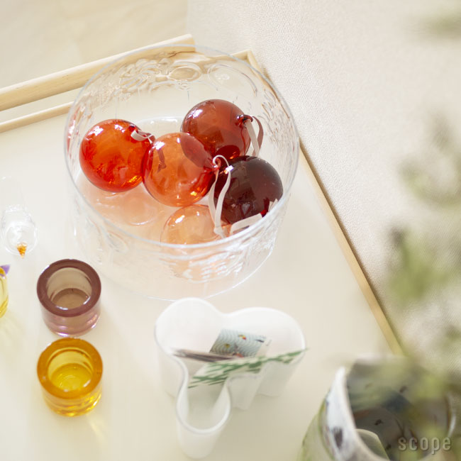 楽天市場】イッタラ / オーナメントボール 5個セット レッド [ Iittala