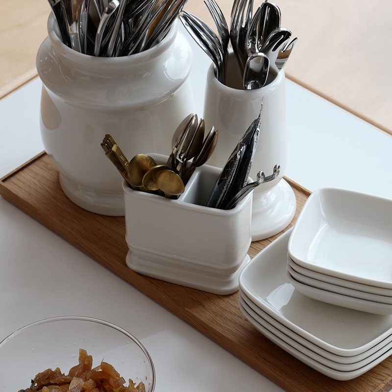 スコープ / キッチンツールキャニスター 箸立て グレー [ Scope ]