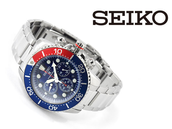 楽天市場】【逆輸入SEIKO】セイコー クロノグラフ メンズ腕時計